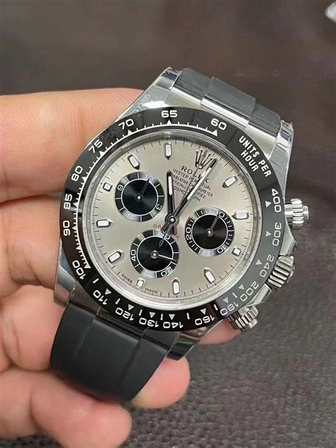 grey rolex daytona|rolex daytona grey dial.